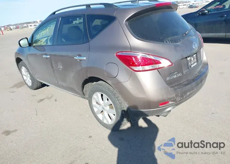 2012 Nissan Murano Sl из США, поврежденный, VIN JN8AZ1MU1CW121591